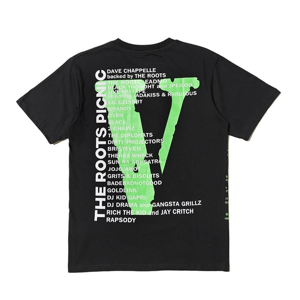 Vlone T Shirt Men Women High Quality Hip Hop T Shirt Vlone Life Mens Designer T shirt Tees Size S-XL