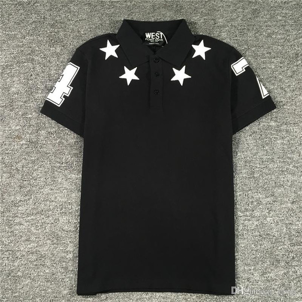 19SS Brand star polo shirt Europe Paris American Fashion Men Luxury shirt Casual t-shirt designer dress shirts polo shirt man poloshirt