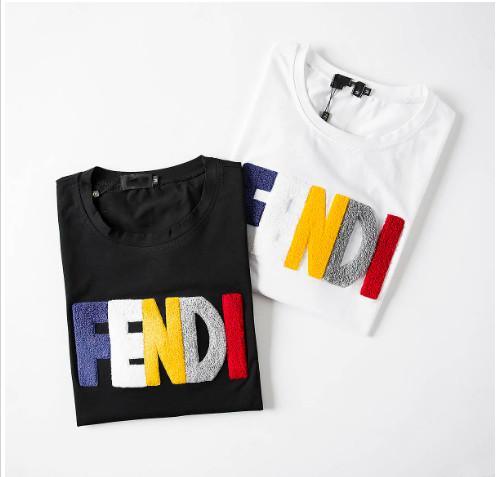 2019Fashion Luxury Brand Designer T Shirt Hip Hop White Mens Clothing Casual T Shirts For Men With Letters Printed TShirt Size M-3XL