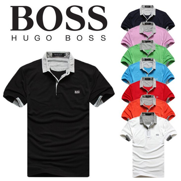 Spring Luxury Tee Mens T-Shirt Designer Polo Shirts 2019 New Embroidery Tiger Print Clothing Mens Brand Polo Shirt Size M-3XL