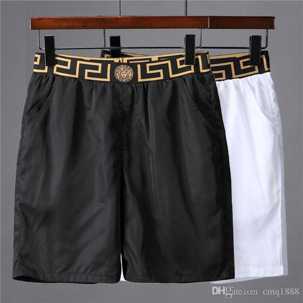 2019 new style Waterproof fabric runway trousers Summer Beach Pants Mens Board Shorts Men Surf Shorts Swim Trunks Sport Shorts