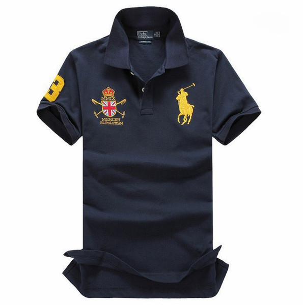 For Men Designer POLO Ralph American brand design men's cotton double buckle polo shirt fashion avant-garde factory direct