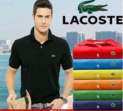 Hot Sell New logo 2019 crocodile embroidery Polo Shirt Men Short Sleeve Casual Shirts Man's Solid Polo Shirt Plus 5XL 6XL Camisa Polo 333