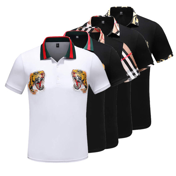 NEW 2019 Medusa poloshirt Italy polo luxe short Sleeve mens shirts Fashion Men's Sweatshirts Men Casual tee shirt