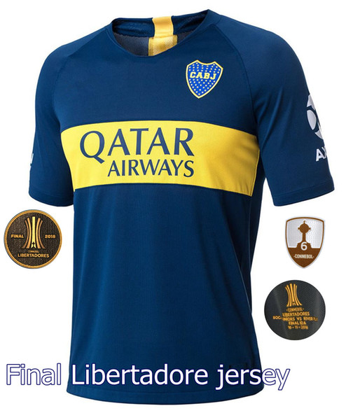 Final Libertadores 2018 2019 Boca Juniors Jersey Home Away Pavon GAGO TEVEZ ABILA Benedetto Cardona Match football shirts