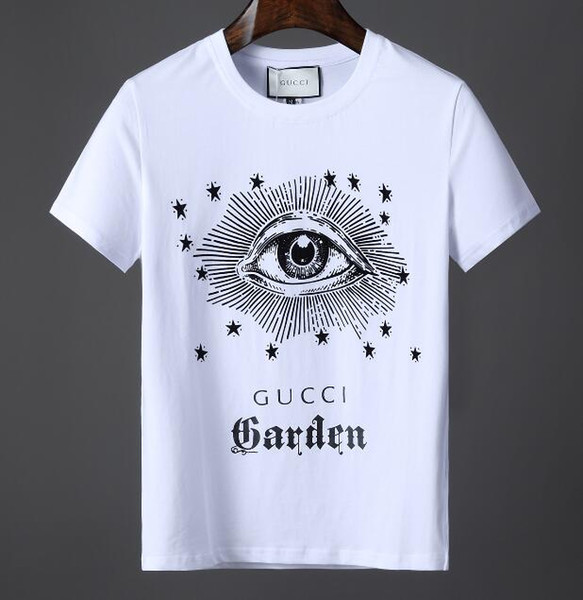 HOT NEW newest G Fashion casual men's Brand wolf T shirt Male Short Sleeve T Shirt O-Neck medusa Men g black cat Tee Homme T Shirts 12023