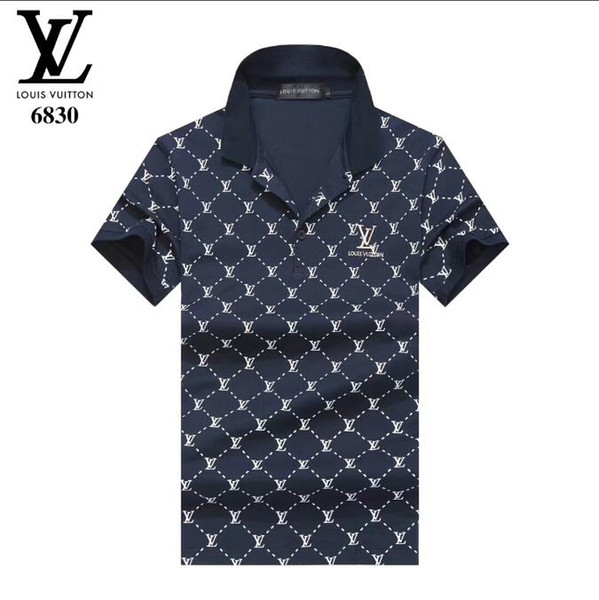 summer 18ss designers tag snake print clothing men fabric letter polo g t-shirt collar casual women tshirt tee shirt tops 6830