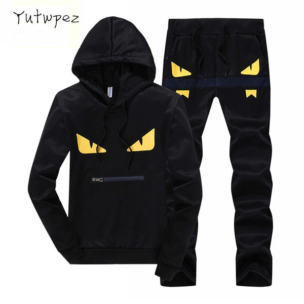 Tracksuits Men Set 2PC Spring Hoodies Sweat Pants Jacket Men's Suits Brand Leisure Sportsuit Men's Clothing Moletom Masculino