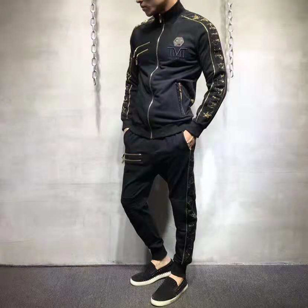 Fashion Men's Sports sweatshirts + Pants Sportswear Men's Casual Morning Training Sweatshirt Men's Suits APP pints