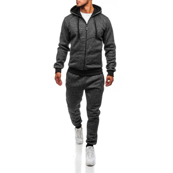 Tracksuit For Men 2 Pieces Set New Fashion Jacket Sportswear Men Tracksuit Hoodie Spring Autumn Brand Clothes Hoodies+Pants