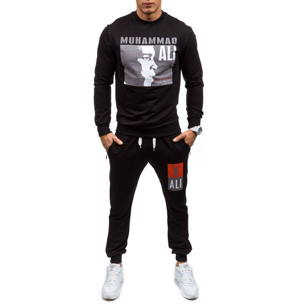 Mens white designer hoodie sweatshirt sweat coat pullover jackets suits boxing champion printing sweater Wei pants sports suit