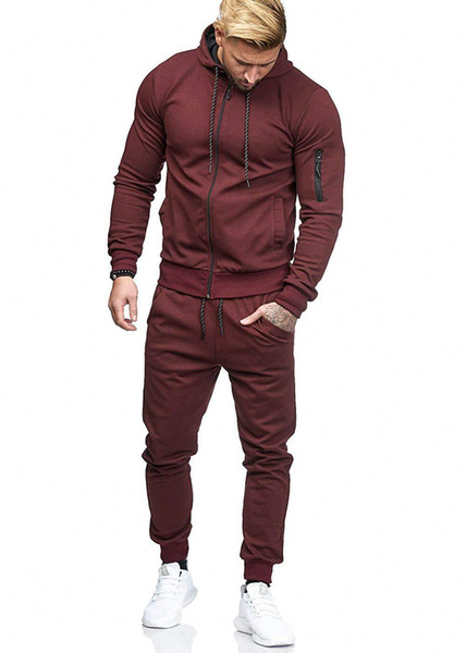 Mens Designer Tracksuits Survetement Solid Color Track Suit Jogging Suits Men Pantalon de survêtement