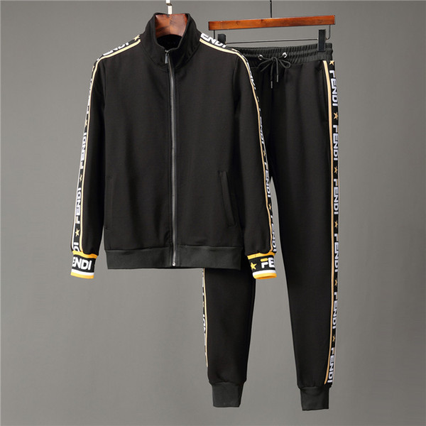 Medusa suit new high-end luxury fashion jogging suit dress long sleeve zippers cultivate one's morality of high quality sport suit