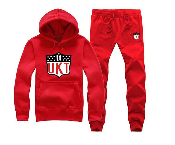 Free Shipping Unkut sweat suit Sports Hoodie Pants Suit Male Printed Sports Male Hooded Jacket Mens Hoodies and Sweatshirt + Pants 02