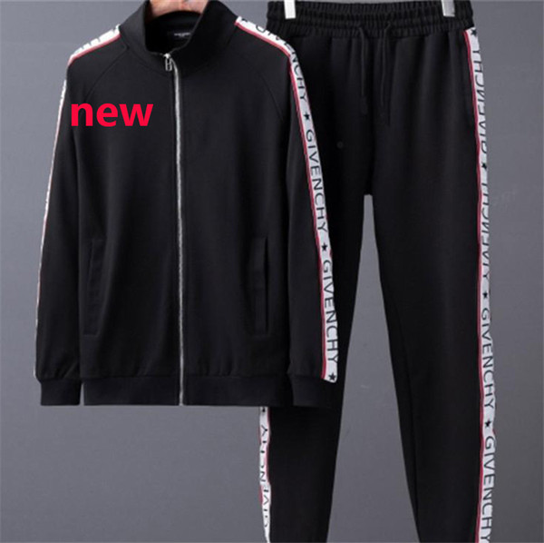 Designer Tracksuirt Fashion Brand Mens Tracksuit New Arrival Sport Sweatshirt Casual Autumn Men Zipper Jacket and Long Pants M-3XL