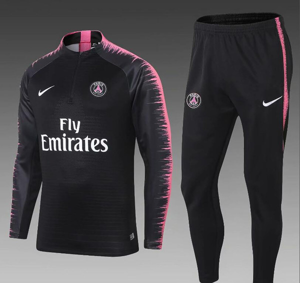 2018 19 Real Madrid tracksuit men's soccer chandal football tracksuit 2018 19 adult training suit skinny pants Sportswear