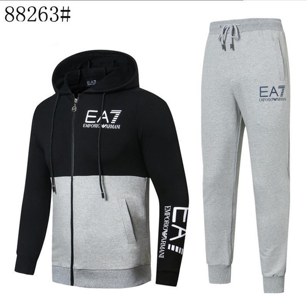 TR05 Designer Tracksuit Men Luxury Sweat Suits Autumn Brand Mens Tracksuits Jogger Suits Jacket + Pants Sets Sporting Suit Print men cotton