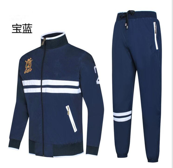 HOT SELL! New 9 Men's 2piece Sport Suits sweatshirt and pant set sweatsuit men new Jogging Suit Tracksuits SIZE M-2XL