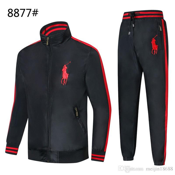 Hot sell Mens Hoodies and Sweatshirts Sportswear Man Polo Jacket pants Jogging Suits Sweat Suits Mens Tracksuits 2141