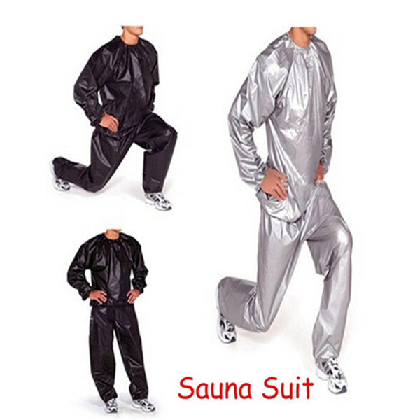 Man Woman Unisex Fitness Slimmer Slim Exercise Workout Sweat Sauna Suit Hot Sale Loss Weight Sauna Suit Set