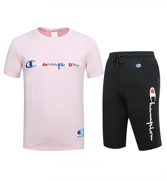 Summer Designer Tracksuit For Men Sportswear With Letters Short Sleeves Pullover Casual Brand Jogger Pants O-Neck Clothing S-3XL 4 Colors