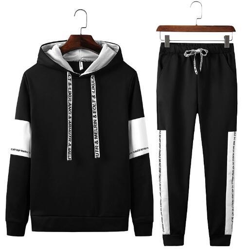 Wholesale Designer Tracksuits For Men Sweat Suits Fashion Mens Sportswear Spring Men Tops Capris Pants Casual Sets Clothing 2 Colors M-4XL