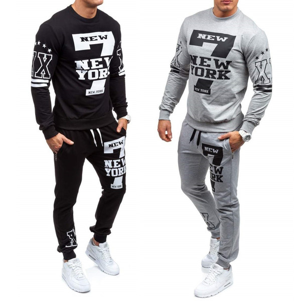 Men's Tracksuits With Letters Printed Designer Sweat suits Long Sleeve Hoodies Pants Tracksuit Men Sportwear Clothes Hiking Wholesale