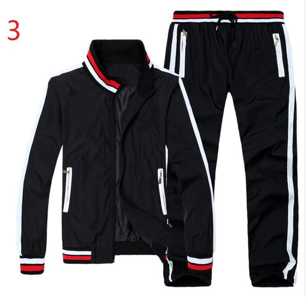 2018 Men's Hoodies and Sweatshirts Sportswear Man Polo Jacket pants Jogging Jogger Sets Turtleneck Sports Tracksuits Sweat Suits