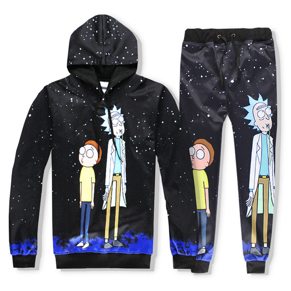 Men Women Print Hoodies Couple Two pcs Set Tracksuits Sweatshirt Long Sleeve Designer Tracksuits Size M-2XL