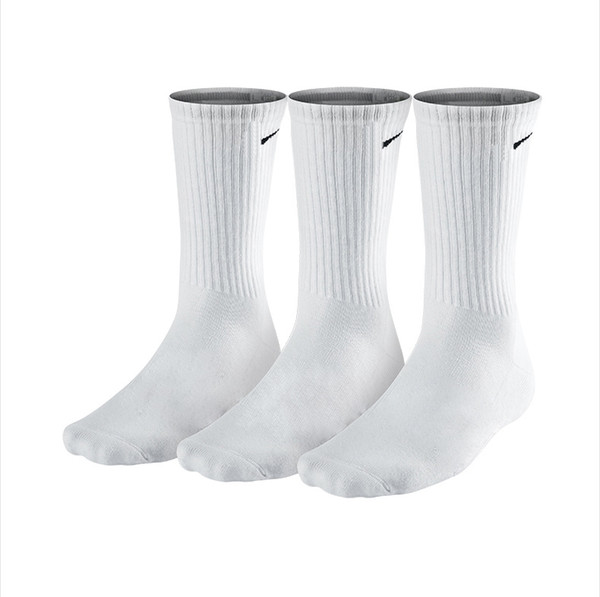 Men Women Sprot Socks Solid White Color Cotton Classical Businness Casual Socks Excellent Quality Breathable Male Sock meias
