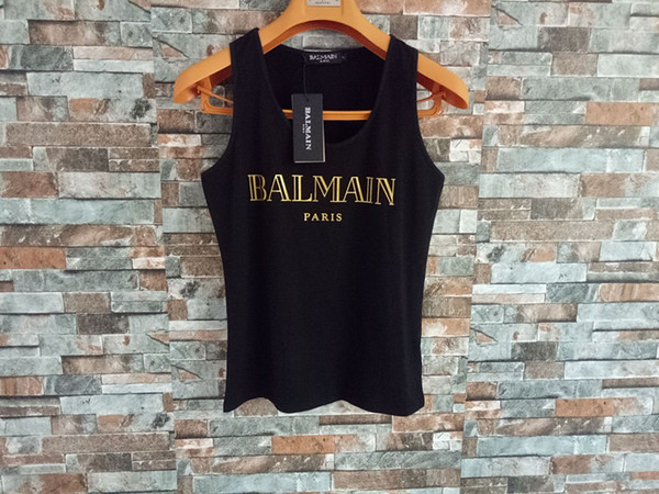 Balmain Womens Designer T Shirt Fashion Womens Clothing Top Short Sleeve Women Designer Shirts Tees Size S-L