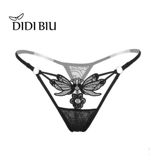 DIDI Sexy Embroidery Lace Underwear G String Thongs Panties T Back Women Lady Multicolor Floral Peen Bikini Panty 2150