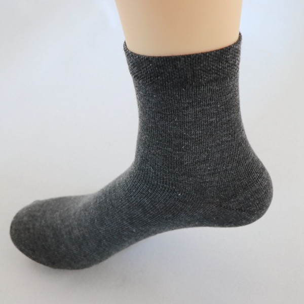 Men cotton socks Moisture absorption and perspiration Elastic cotton socks Work business socks Stockings Black White Ventilation 6 pairs N24