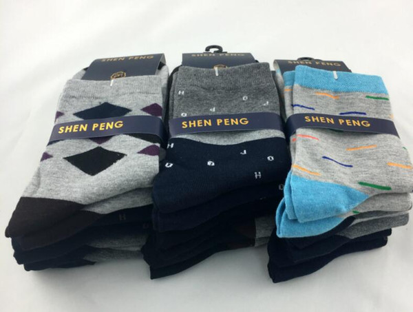 Men cotton socks Moisture absorption and perspiration Elastic cotton socks Work business socks Wholesale Black White Ventilation 10 pairs N7