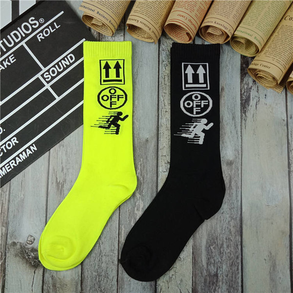 ins off 2019ss brand new vetements men women lovers Socks Fashion HipHop Streetwear fear of god Kanye West white casual socks