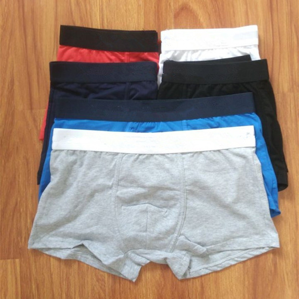 2019 Brand New TOMMY Underwear 6 Colors Men's Underpants Cotton Men Boxers Shorts Mix Color 6PCS/LOT Free Shipping