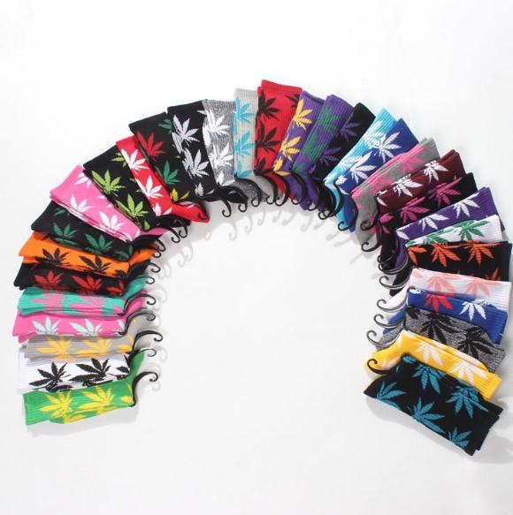 45 Colors Cotton Socks For Men Women ,Skateboard Hiphop Socks Women Plantlife Sport Socks