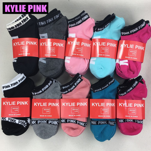 KYLIE PINK socks for women girls for christmas for winter cotton sock calcetines sox colorful harajukuk street socks