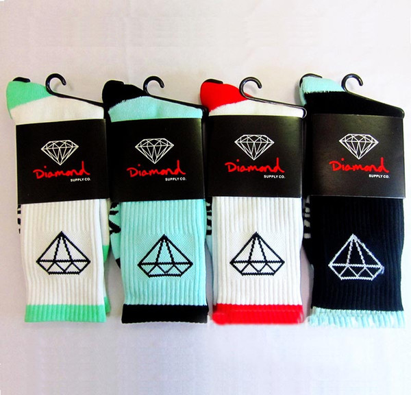 Brand Designer Cotton Coolmax Diamond Socks High Quality Men High Socks Happy Coolmax Socks