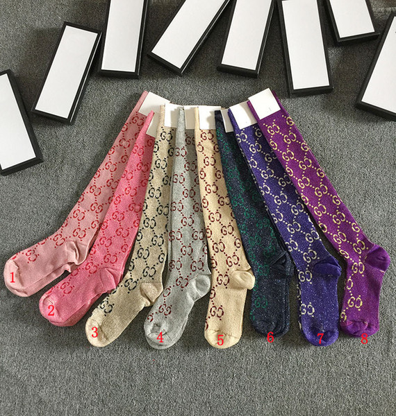 15 Colors Golden Silk Stockings 2018 New Fashion Sock With Gift Box Shows Thin Female Leg Socks Multiple Colors Knitted Cotton Socks