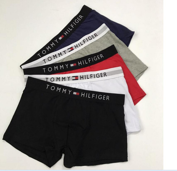 2019 all-new panties 5 colors men's boxer shorts cotton men's boxers mixed color freight free