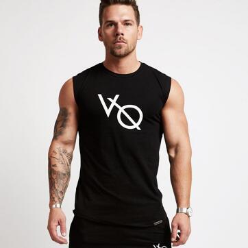 2019 mens sleeveless Vest round-Neck Summer men Tank Tops Clothing Bodybuilding Undershirt Casual Fitness men tank tops tees