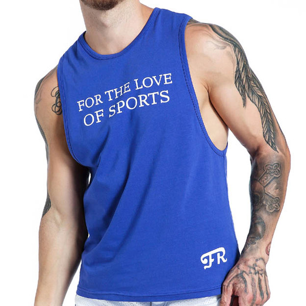 Men Fitness Tank Top Bodybuilding Clothing Fitness Slim Mens Tee Crossfit Vests Cotton Singlets Muscle Top