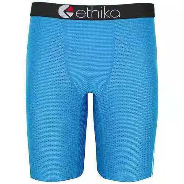 S-2XL 8colors Ethika Men's Mesh underwear solid color sport hip hop rock excise underwear skateboard Street Designer Quick Dry Free shipping