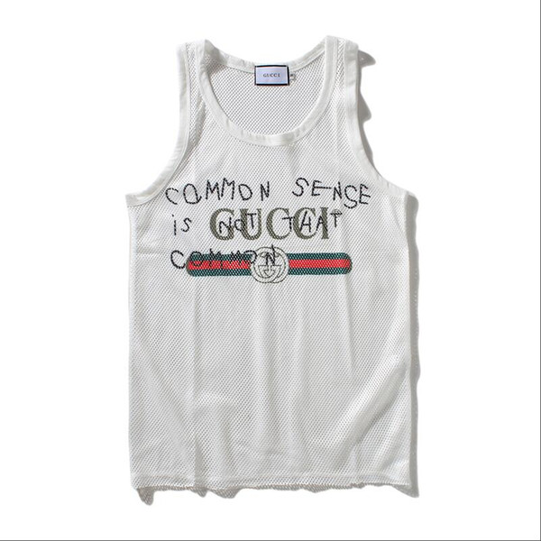 Perspective Designer Mens Tank Top with Letters Fashion Sport Bodybuilding Brand Gym Clothes Vests Tee Luxury Men's Underwear Tops M-XXL