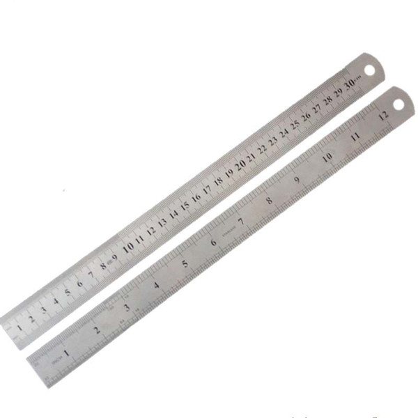 Straight steel ruler Spec.30 cm/12 inch taylor's straight guage DIY Sewing Measuring tools DL_SWT031