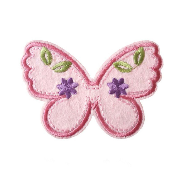 Embroidered cloth patch 6.8cm * 4.5cm butterfly applique Back gum Iron sewing decorative patch T-shirt skirt clothing accessories DL_CPIA032