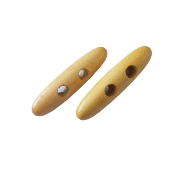 2 Holes Big Wooden sewing buttons Household curtain overcoat clothing sewing accessories DL_BUW027