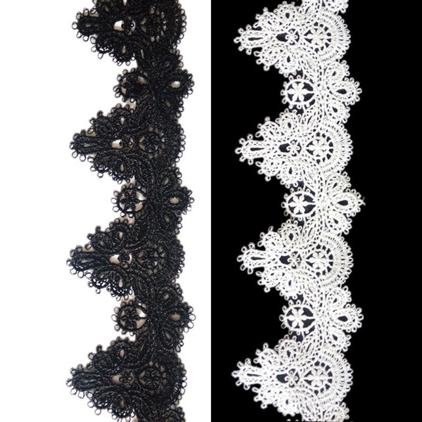 Water soluble lace Width about 60mm chemical trimming Girls shirt skirt clothing sewing decorative accessories DL_LAT025