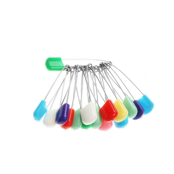 Safety pins Spec.5.5cm Mixed color sewing clip pins for locking baby's diapers salivat towel DL_SWT017